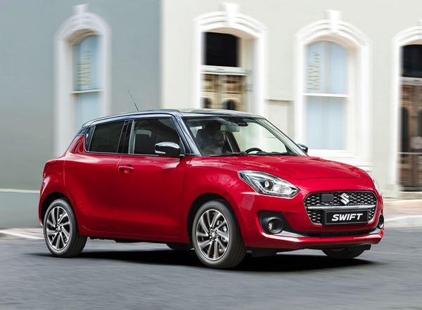 La Suzuki Swift restylée affiche un design extérieur plus dynamique