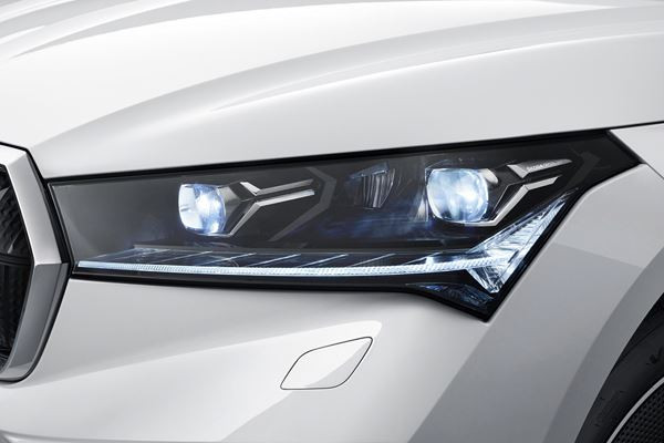 Le SUV électrique Skoda Enyaq iV affiche des proportions équilibrées