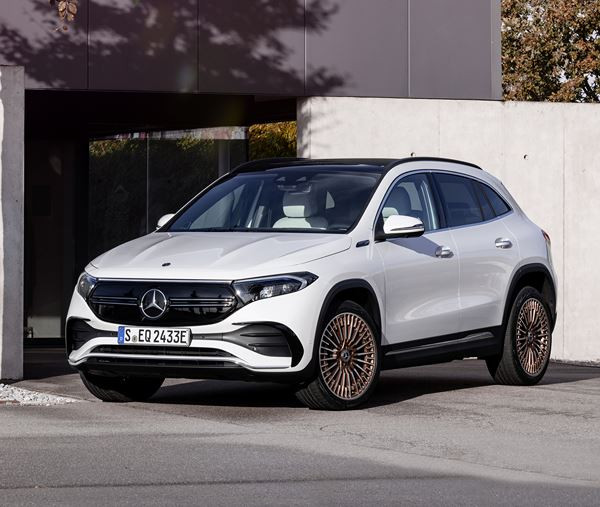Le SUV compact électrique Mercedes EQA offre une autonomie de 426 kilomètres