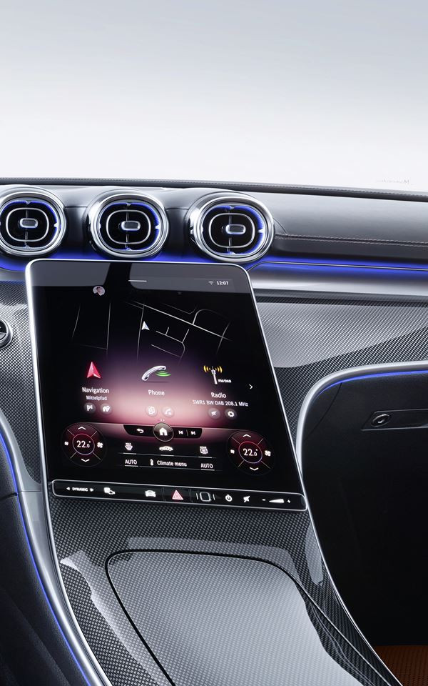 La Mercedes-Benz Classe C Berline se dote d'équipements high-tech de la Classe S