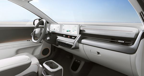 Le crossover Hyundai Ioniq 5 électrique affiche une silhouette de fastback moderne