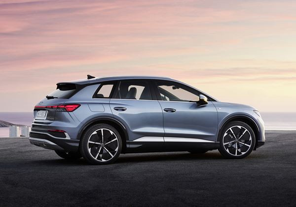 L'Audi Q4 e-tron électrique affiche jusqu'à 520 km d'autonomie