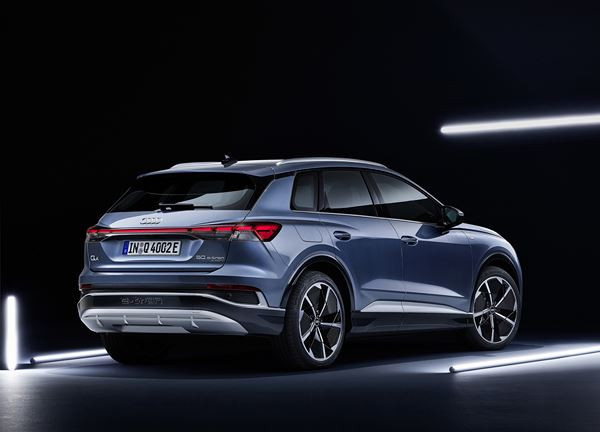 L'Audi Q4 e-tron électrique affiche jusqu'à 520 km d'autonomie