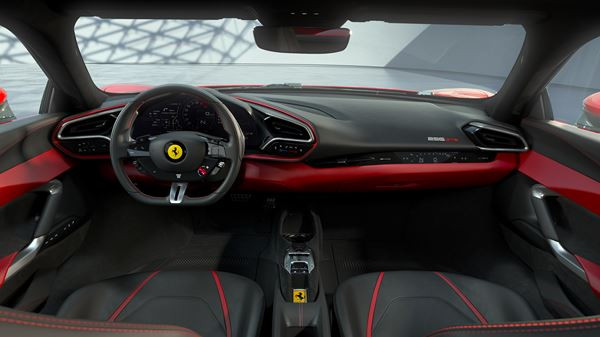 La berlinetta Ferrari 296 GTB embarque une architecture hybride rechargeable V6 de 830 ch