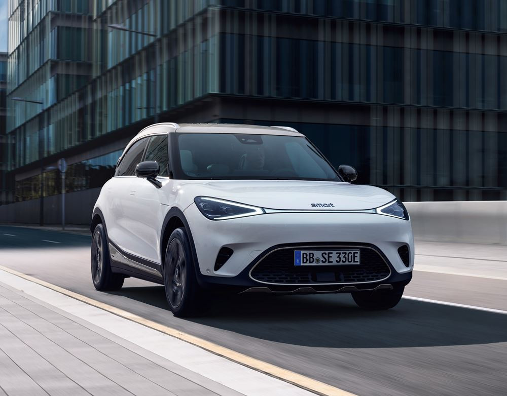 smart #1: un SUV urbain électrique cinq places