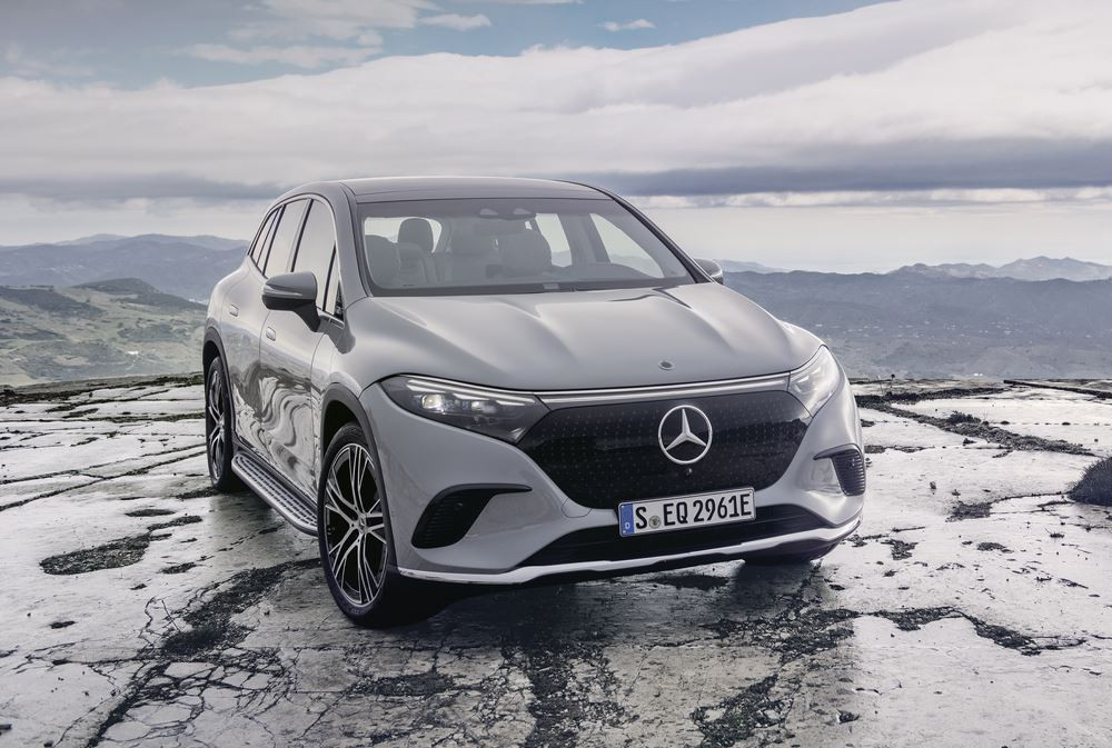 Le Mercedes EQS SUV offre beaucoup d'espace pour un maximum de sept passagers