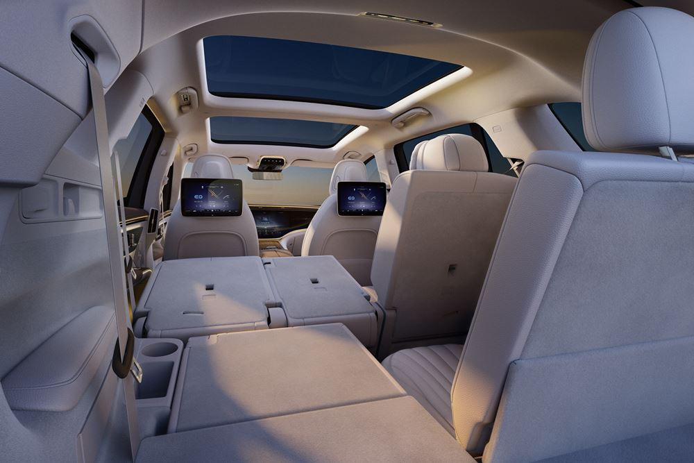 Le Mercedes EQS SUV offre beaucoup d'espace pour un maximum de sept passagers