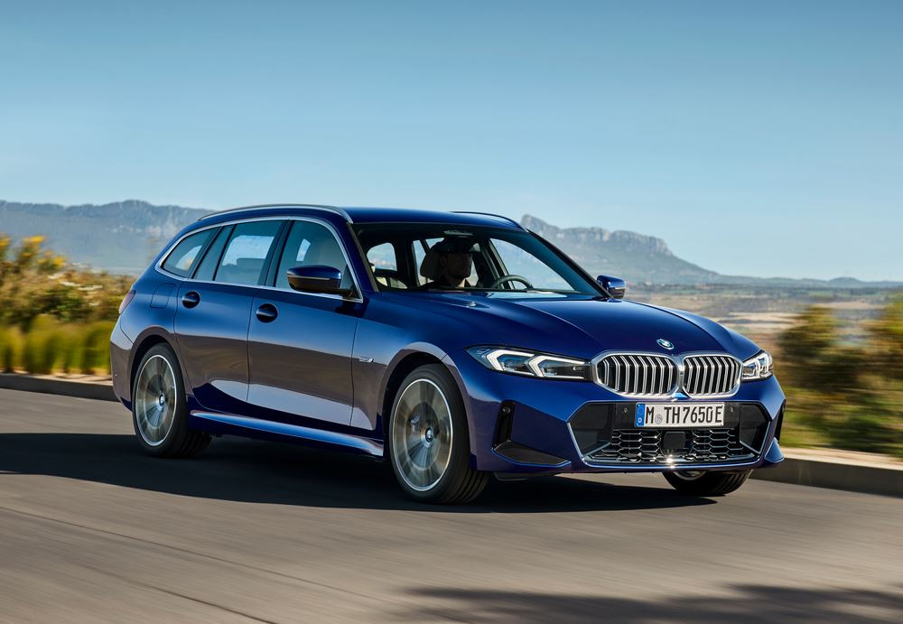 La BMW Série 3 Touring restylée affiche des modifications stylistiques ciblées