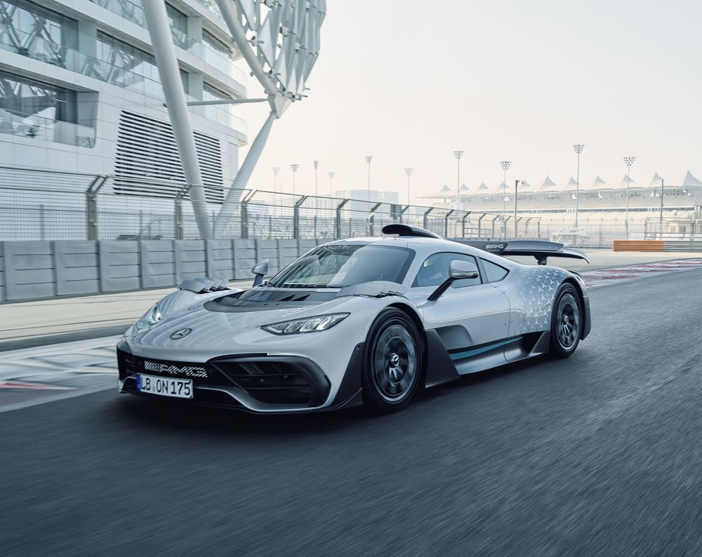 La Mercedes-AMG One embarque un système hybride de 1 063 ch