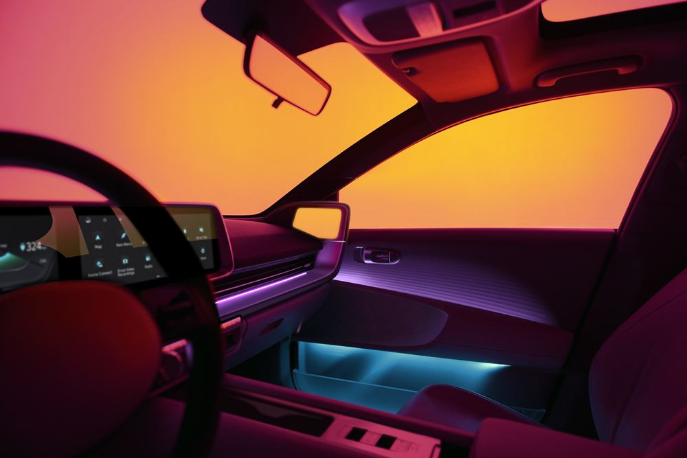 La Hyundai Ioniq 6 électrique adopte un design fuselé aérodynamique