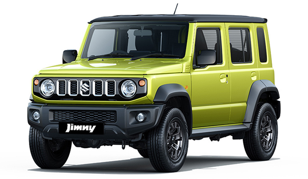 Le Suzuki Jimny 5 portes est long de 3,985 mètres