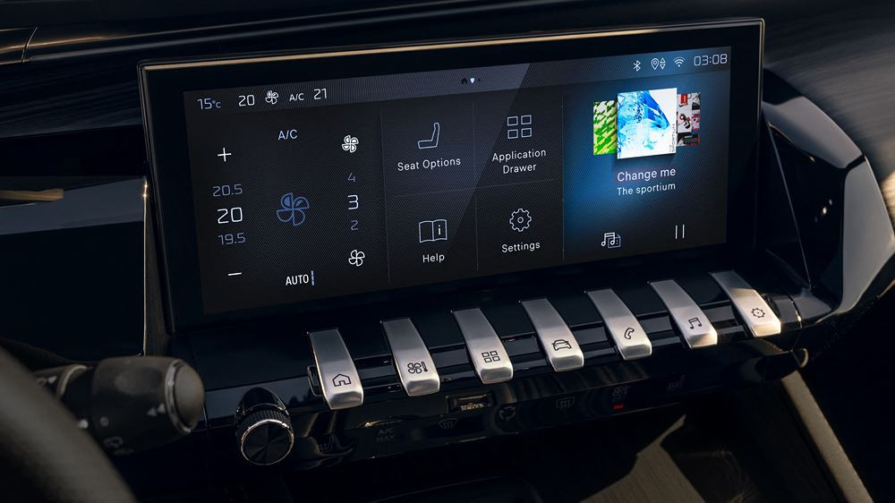 La Peugeot 508 Berline restylée s'offre une nouvelle face avant