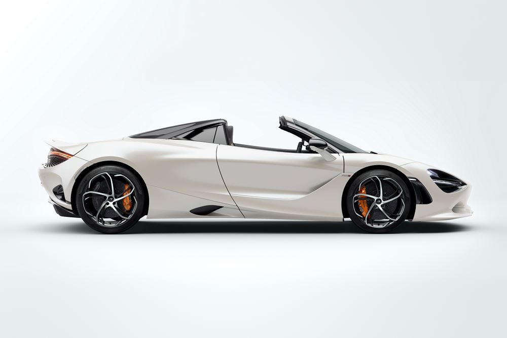 La McLaren 750S Spider est propulsée par un moteur V8 4.0 litres biturbo de 750 ch