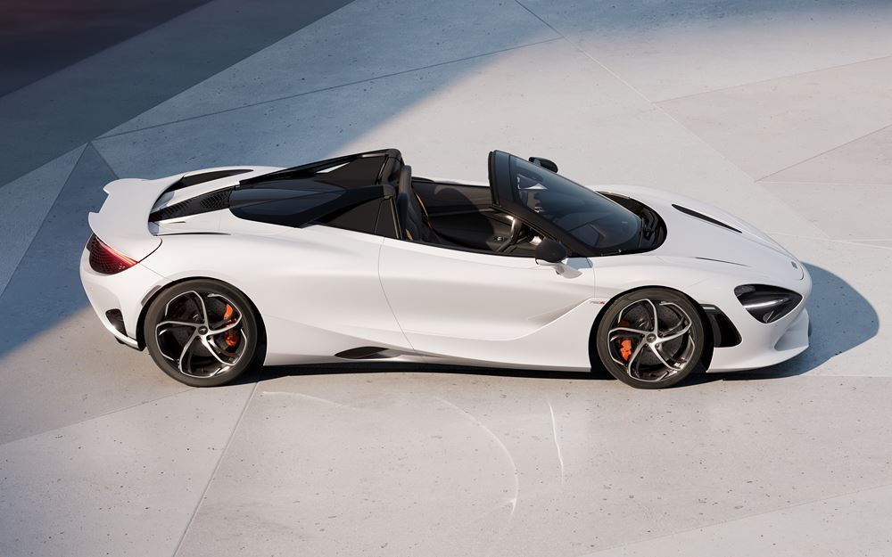La McLaren 750S Spider est propulsée par un moteur V8 4.0 litres biturbo de 750 ch