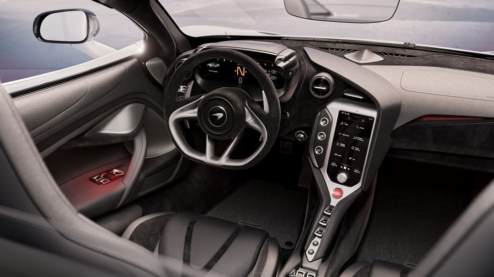 La McLaren 750S Spider est propulsée par un moteur V8 4.0 litres biturbo de 750 ch