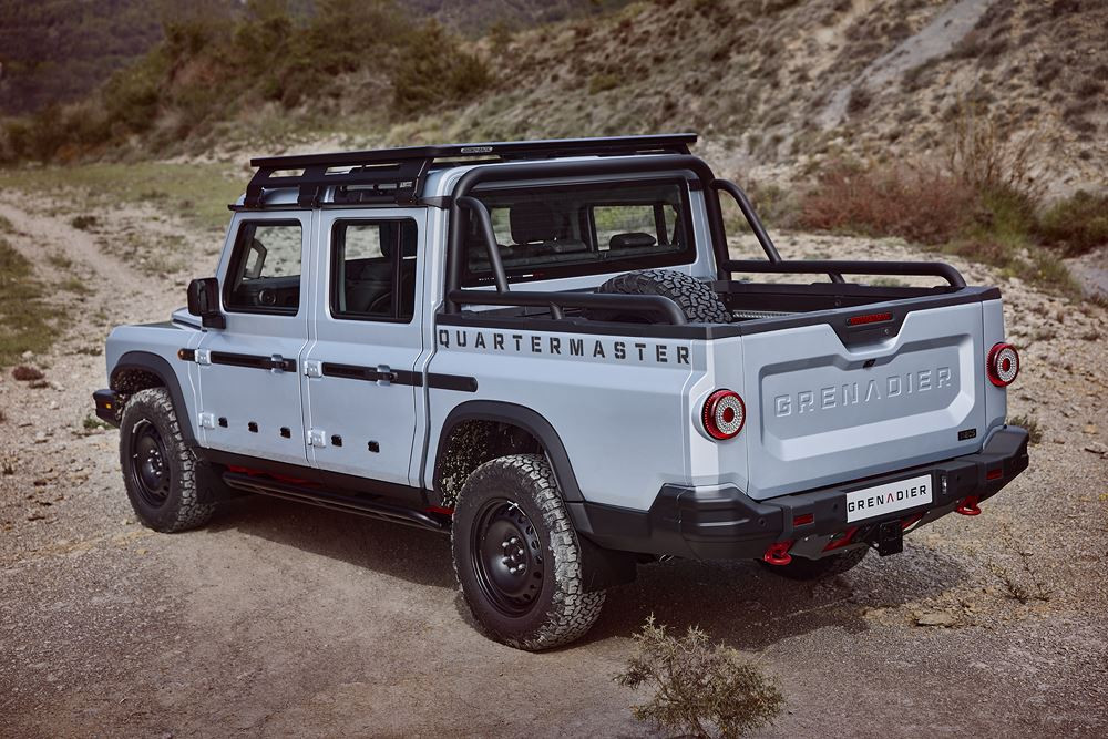 Le pick-up double cab Ineos Grenadier Quartermaster revendique des capacités tout-terrain sans compromis