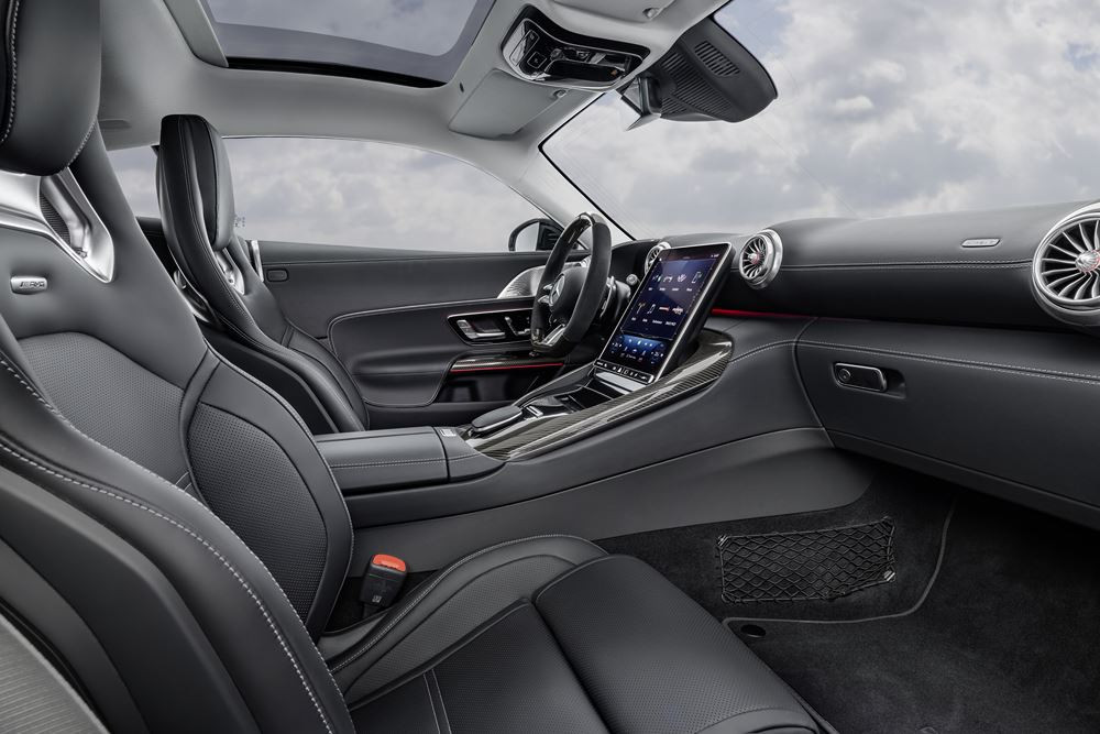 La Mercedes-AMG GT Coupé revendique des caractéristiques de conduite hautement dynamiques