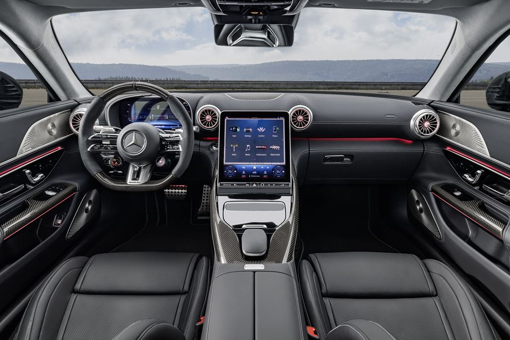 La Mercedes-AMG GT Coupé revendique des caractéristiques de conduite hautement dynamiques