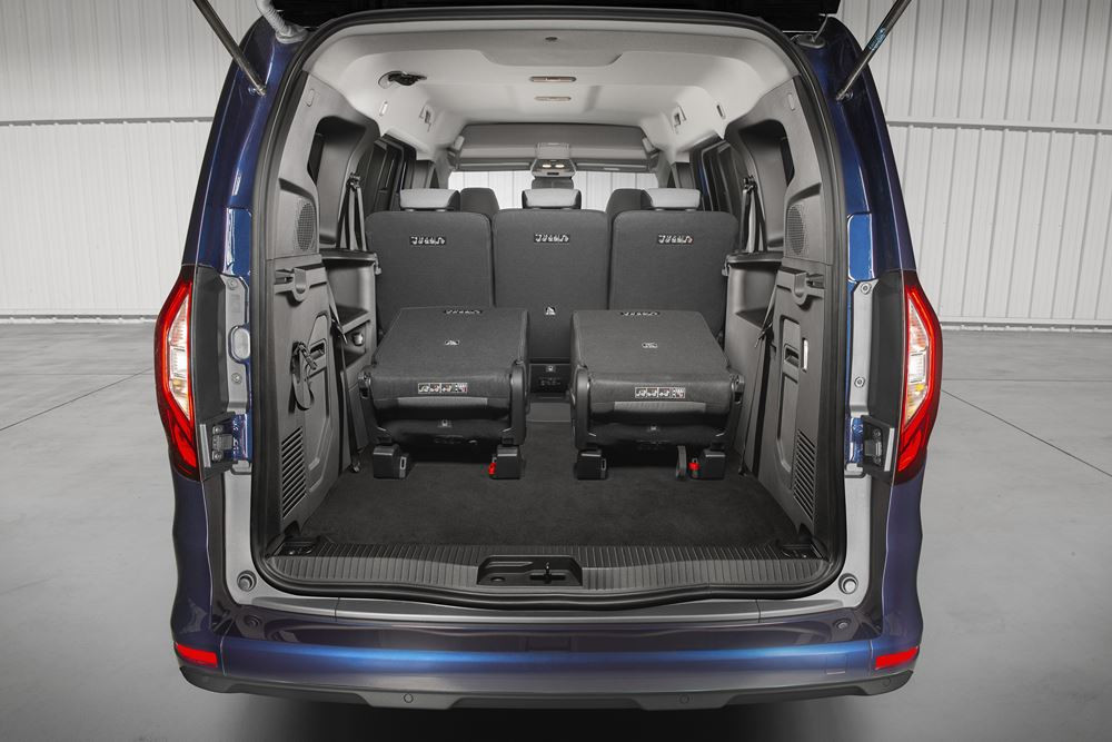 Le Renault Grand Kangoo propose sept places indépendantes et modulables