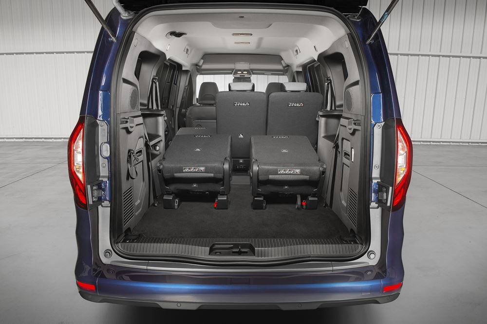 Le Renault Grand Kangoo propose sept places indépendantes et modulables
