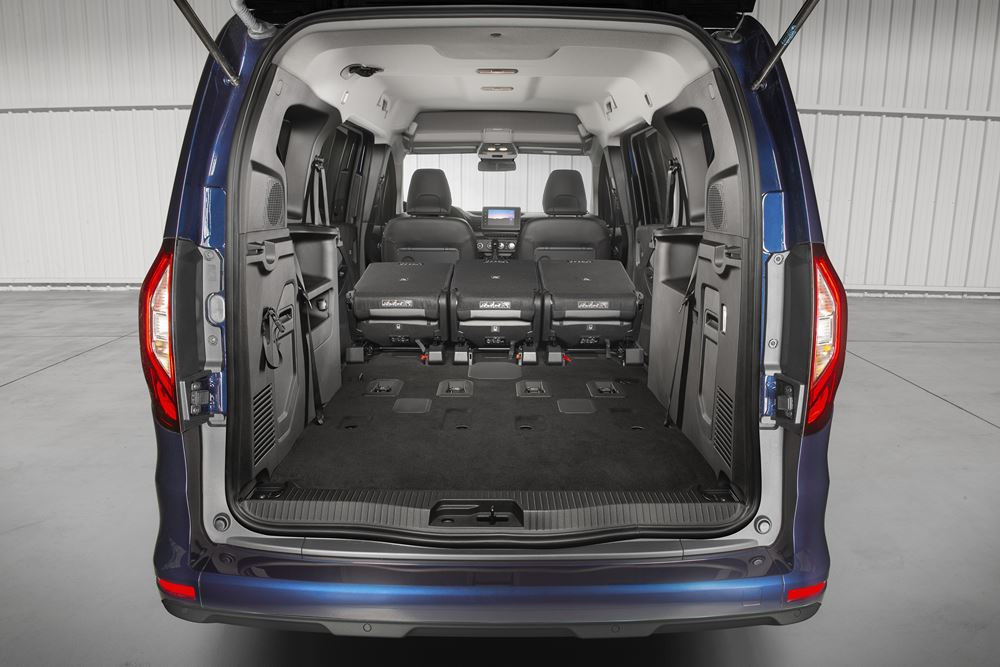 Le Renault Grand Kangoo propose sept places indépendantes et modulables