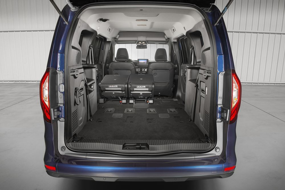 Le Renault Grand Kangoo propose sept places indépendantes et modulables