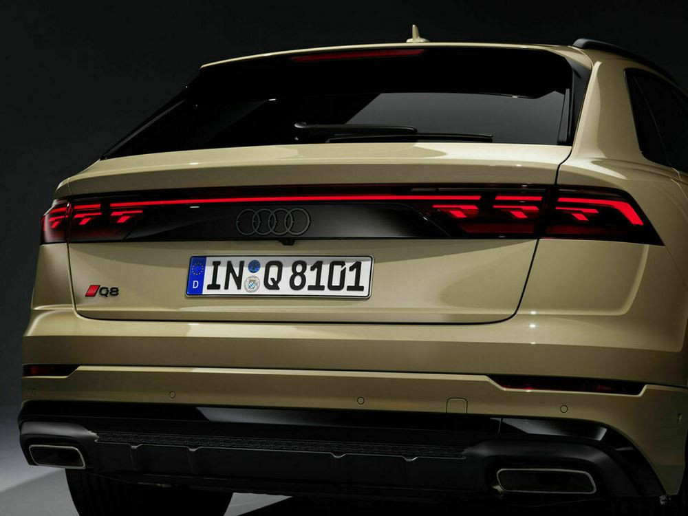 Le grand SUV coupé sport Audi Q8 s'offre une esthétique extérieure légèrement revisitée