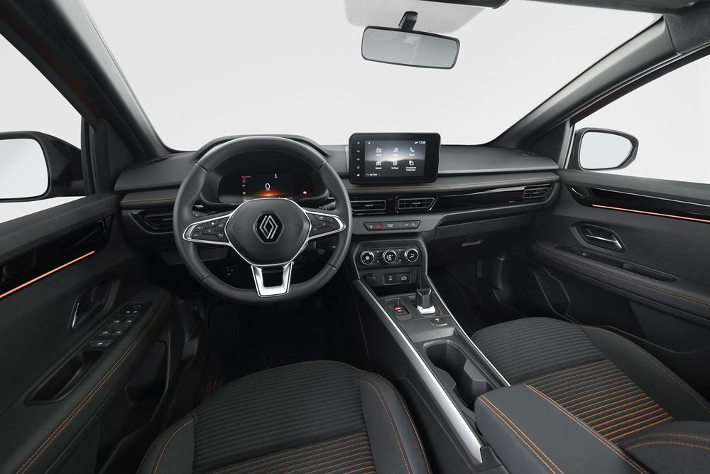 Le Renault Kardian affiche un look de petit SUV affirmé avec une silhouette robuste