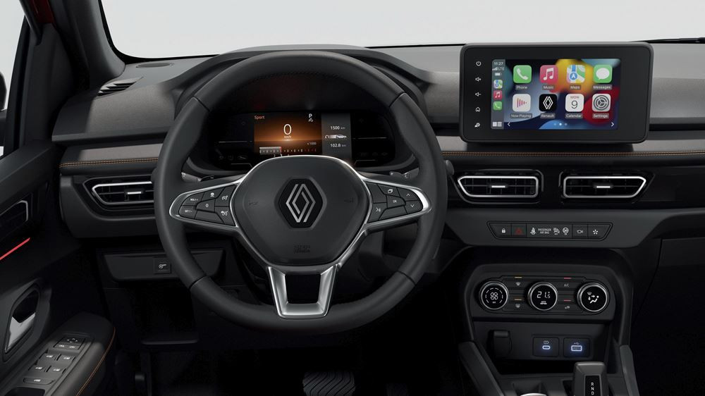 Le Renault Kardian affiche un look de petit SUV affirmé avec une silhouette robuste