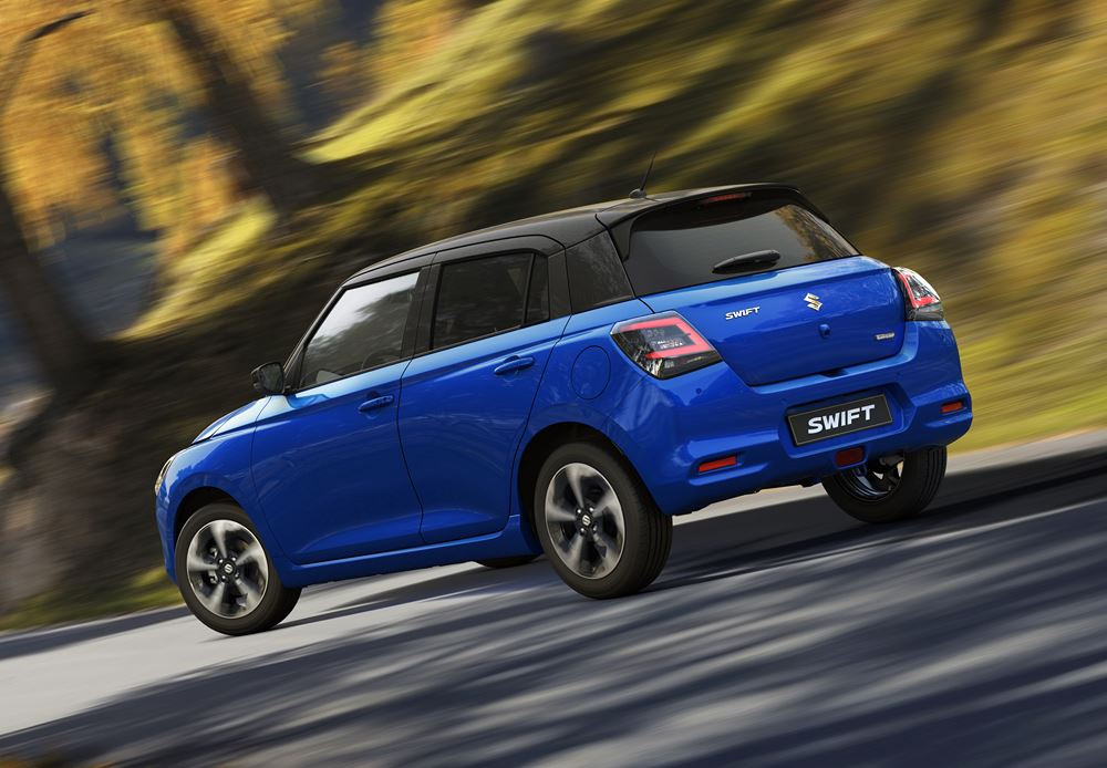La citadine Suzuki Swift de quatrième génération se distingue par un design expressif