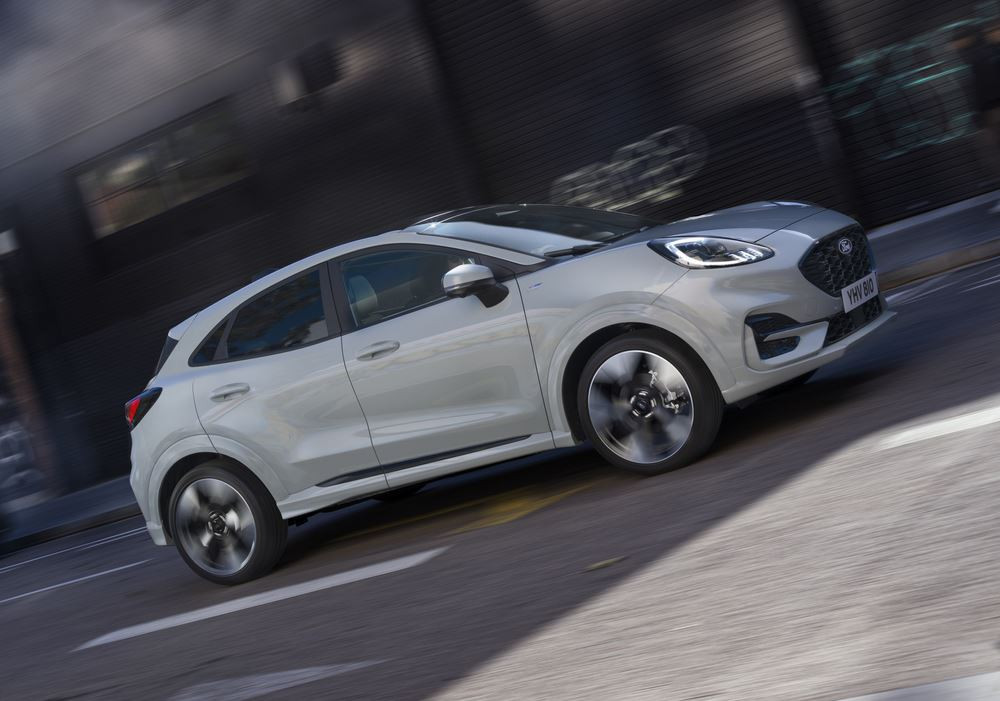 Le crossover urbain Ford Puma actualisé se distingue par ses proportions et sa silhouette