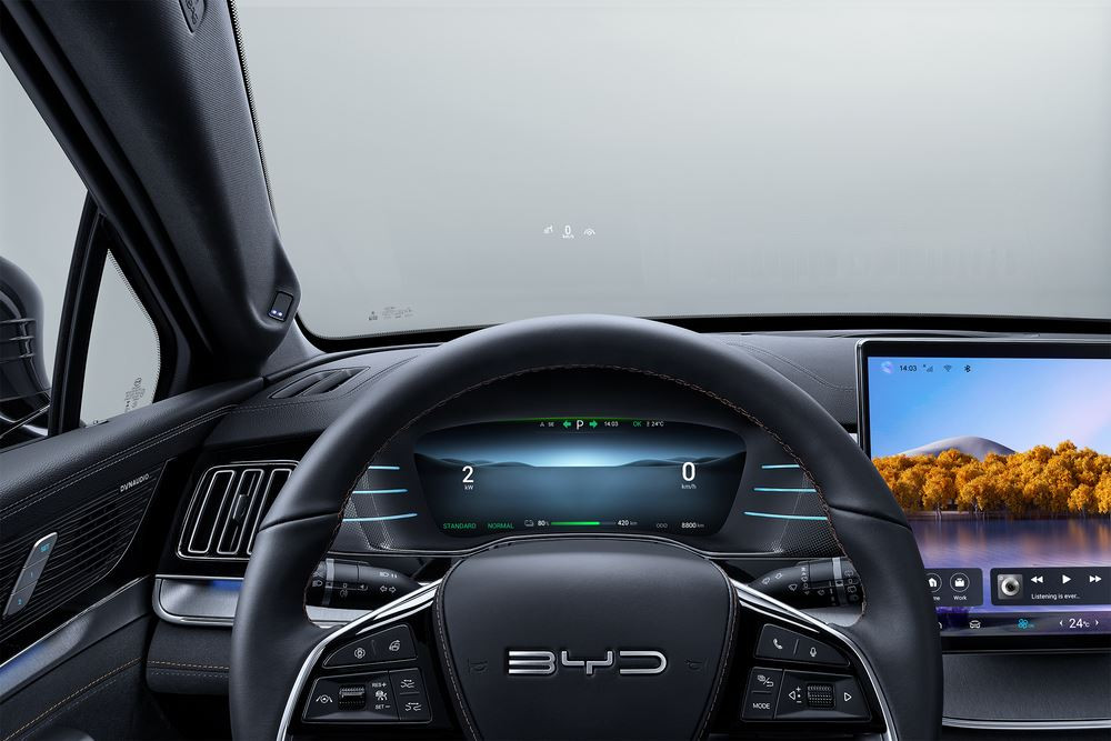 Le SUV électrique 7 places à traction intégrale Byd Tang affiche une autonomie jusqu'à 530 km