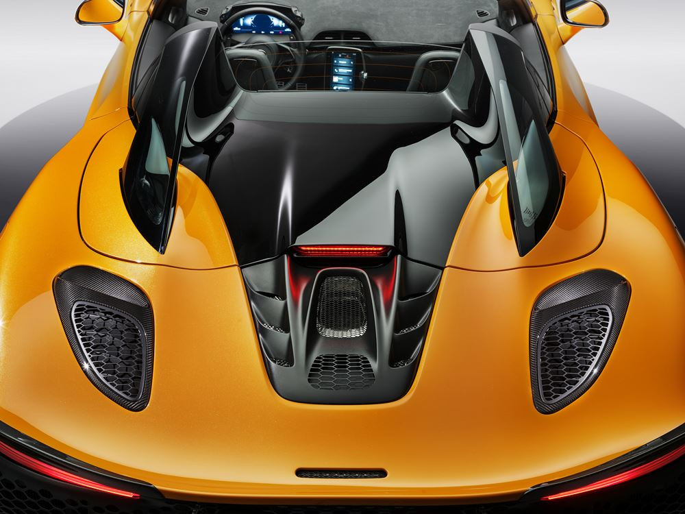 La supercar décapotable hybride McLaren Artura Spider développe 700 ch et 720 Nm de couple