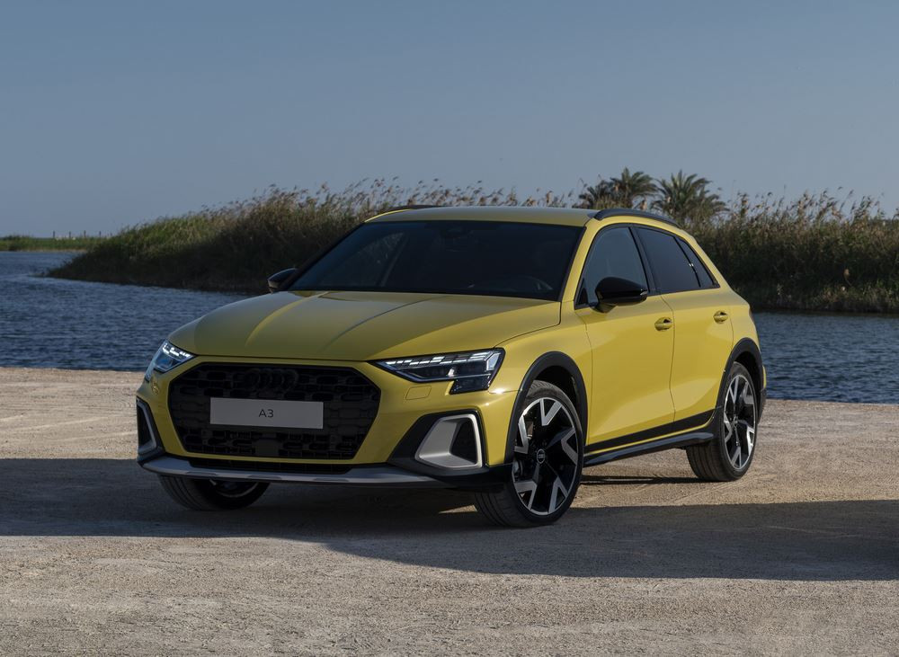 L'Audi A3 allstreet affiche un look tout-terrain distinctif