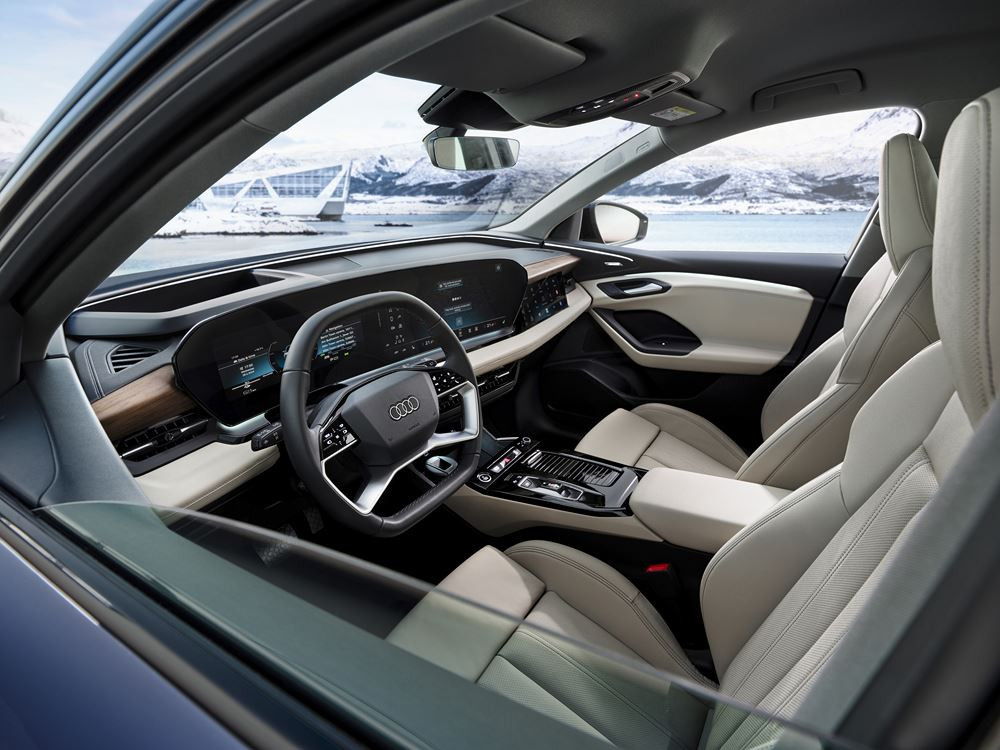 L'Audi Q6 e-tron électrique représente un bond technologique en matière de mobilité électrique