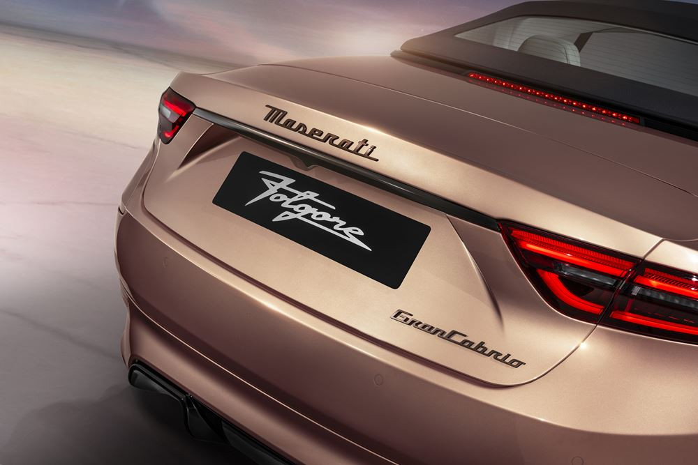 La Maserati GranCabrio Folgore adopte un système de propulsion électrique à batterie