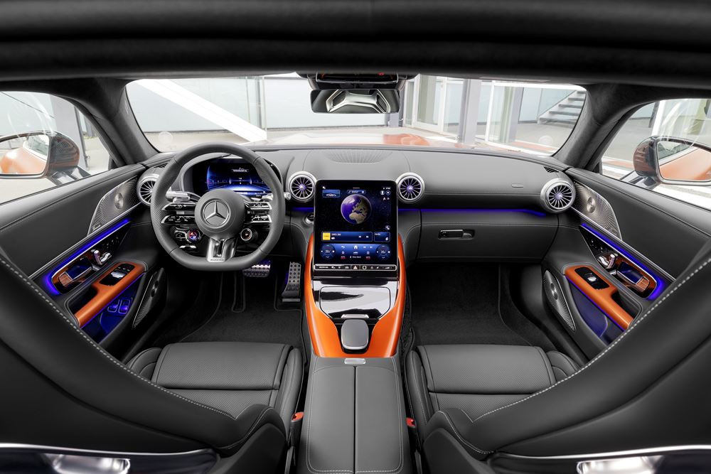 Le Mercedes-AMG GT 63 S E Performance de 816 ch accélère de 0 à 100 km/h en 2,8 secondes