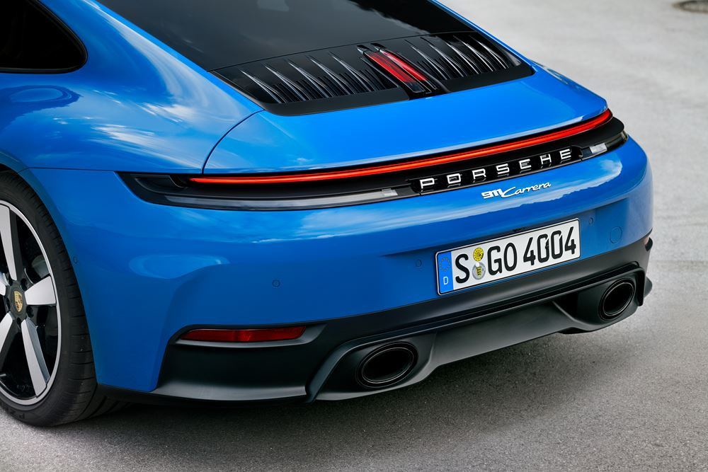 La Porsche 911 Coupé bénéficie de modifications ciblées pour améliorer l'aérodynamisme et les performances