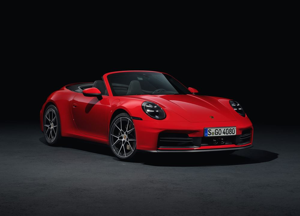 La Porsche 911 Cabriolet bénéficie de modifications ciblées pour améliorer l'aérodynamisme et les performances