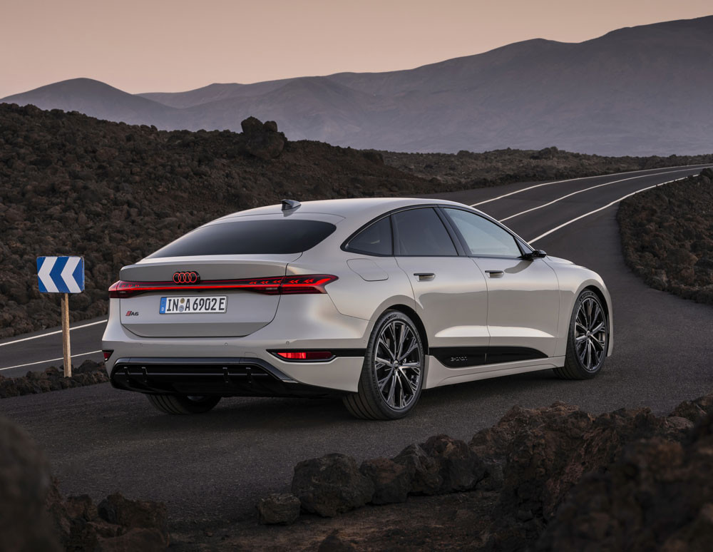 La grande routière Audi A6 Sportback e-tron affiche la nouvelle philosophie de design d'Audi