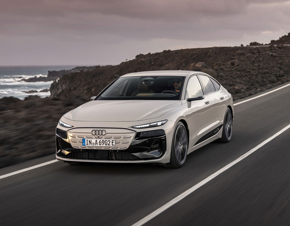 La grande routière Audi A6 Sportback e-tron affiche la nouvelle philosophie de design d'Audi
