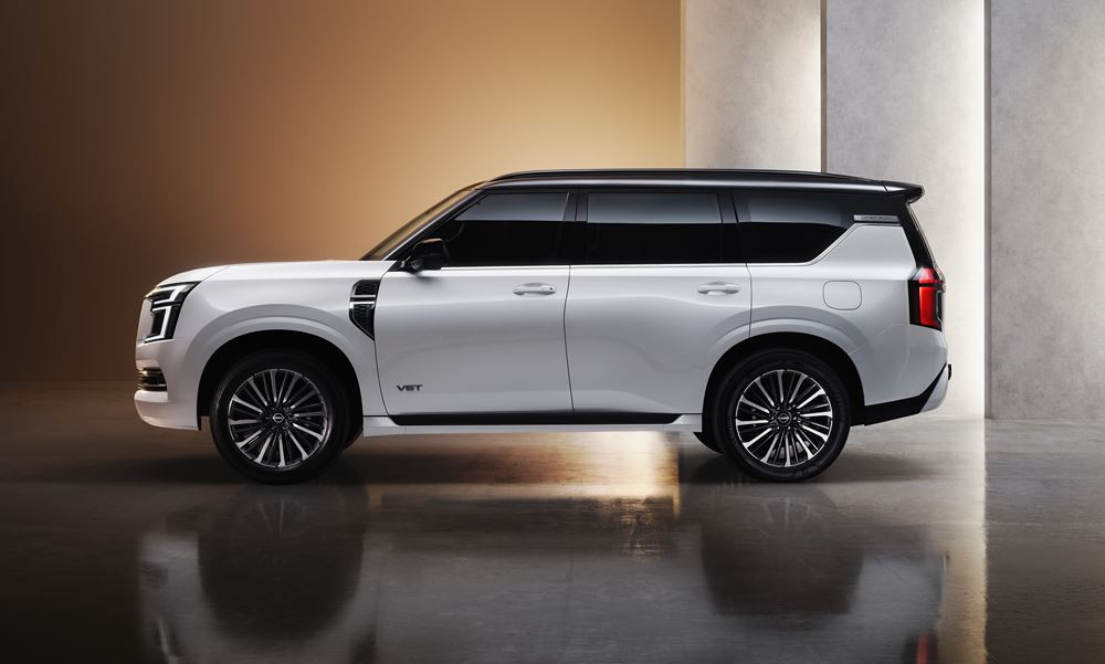 La septième génération du Nissan Patrol est le Patrol le plus puissant à ce jour