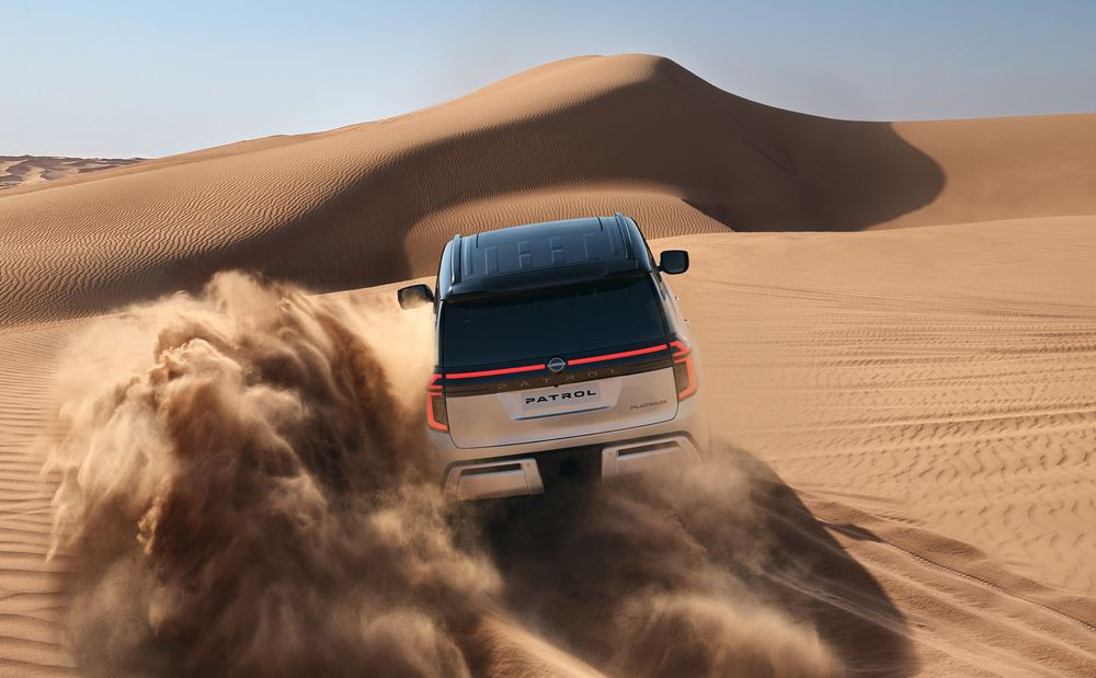 La septième génération du Nissan Patrol est le Patrol le plus puissant à ce jour