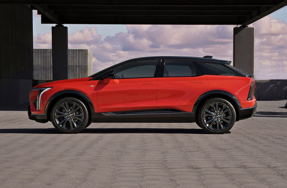 Le SUV électrique de luxe de taille intermédiaire Cadillac Optiq affiche un style moderne