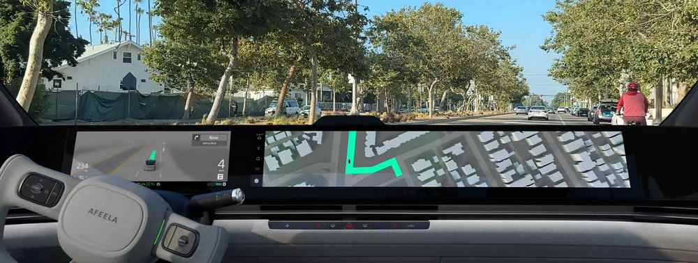 L'Afeela 1 électrique offre un habitacle optimisé pour le divertissement