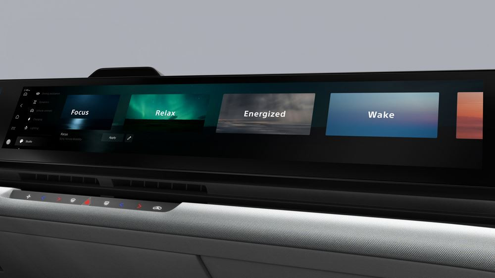 L'Afeela 1 électrique offre un habitacle optimisé pour le divertissement
