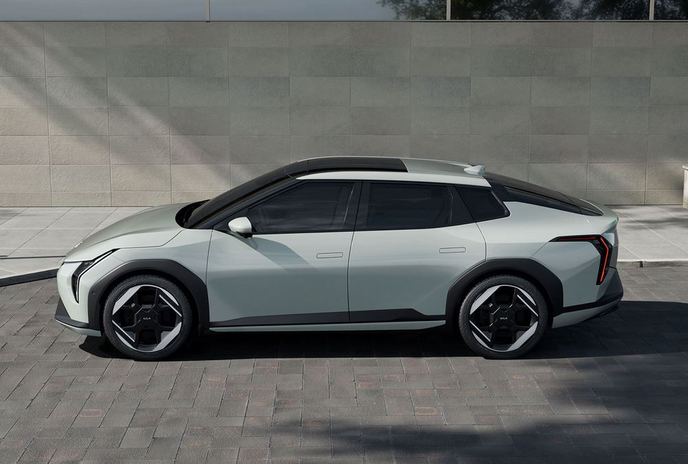 La berline Kia EV4 affiche un design avant-gardiste aérodynamique