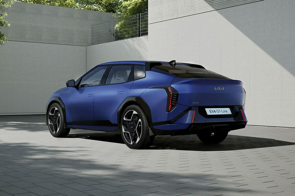 La berline Kia EV4 affiche un design avant-gardiste aérodynamique