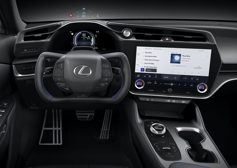 Le SUV Lexus RZ bénéficie d'un groupe motopropulseur électrique optimisé