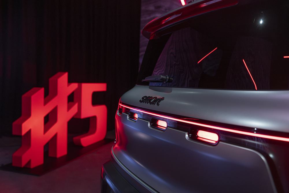 La smart #5 Brabus électrique à transmission intégrale offre jusqu'à 475 kW de puissance